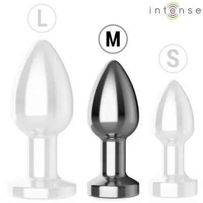 Anal Plug 10 Modi Metall Mit Fernbedienung M – Intense