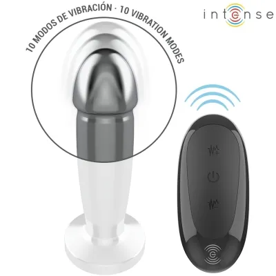 Anal Plug 10 Modi Metalldildo Mit Fernbedienung S – Intense