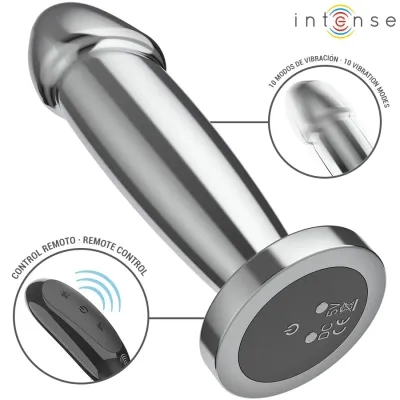 Anal Plug 10 Modi Metalldildo Mit Fernbedienung S – Intense