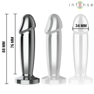 Anal Plug 10 Modi Metalldildo Mit Fernbedienung S – Intense