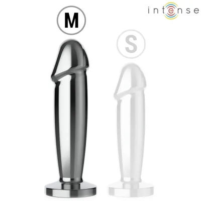 Anal Plug 10 Modes Metal Dildo with Remote Control M – Intense
