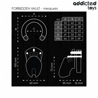 Verbotenes Peniskäfig 10cm – Addicted Toys Locked