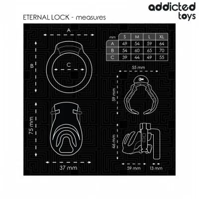 Eternal Lock Peniskäfig 9cm – Addicted Toys Locked