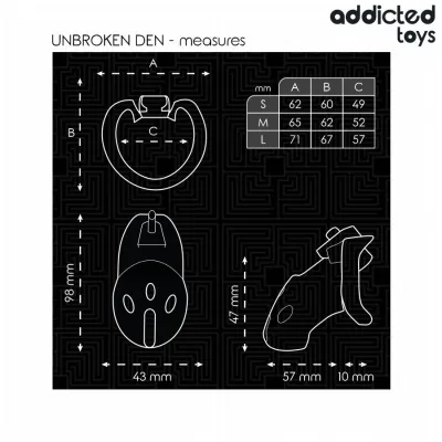 Unbroken The Penis Cage 9.8cm – Addicted Toys Locked