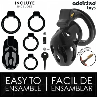 Sealed penis cage 8cm – Addicted Toys Locked