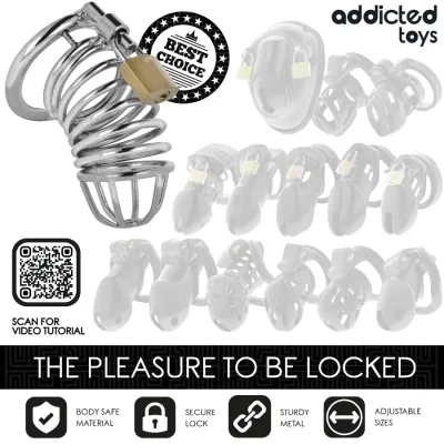 Iron Cell Metall-Peniskäfig 4cm S – Addicted Toys Locked