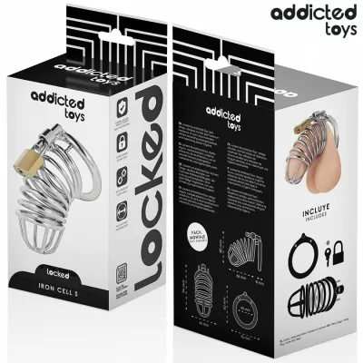 Iron Cell Metall-Peniskäfig 4cm S – Addicted Toys Locked