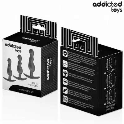 Set of 3 anal plug model 1 – Addicted Toys