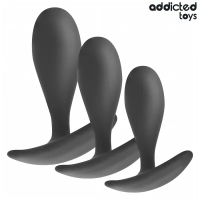 3er-Set Analplug Modell 2 – Addicted Toys