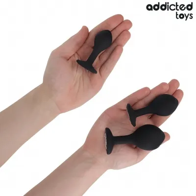 Set of 3 anal plug with jewel – Addicted Toys