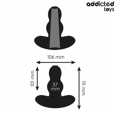 ADDICTED TOYS - HOHL ANAL PLUG GRÖSSE L 11,1 CM