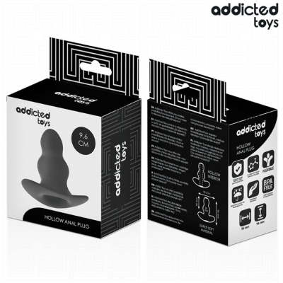 ADDICTED TOYS - HOHL ANAL PLUG GRÖSSE M 9,6 CM