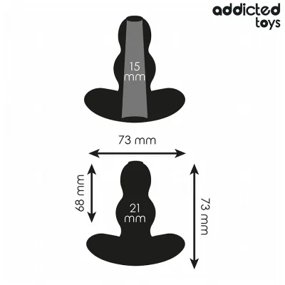 Hollow anal plug S 7.3cm – Addicted Toys