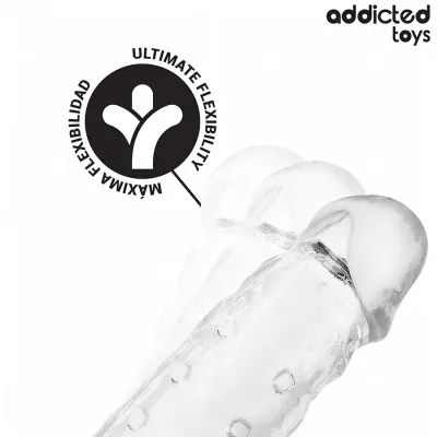 Transparente Penishülse M 27cm – Addicted Toys