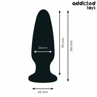 Anal Plug With Jewel M 10.4cm – Addicted Toys