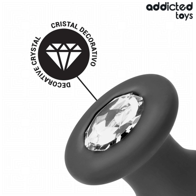 ADDICTED TOYS - ANAL PLUG MIT JUWEL GRÖSSE L 12,6 CM