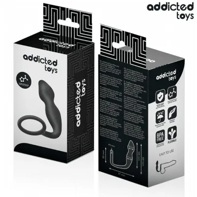 Anal plug with ring model 2 – Addicted Toys