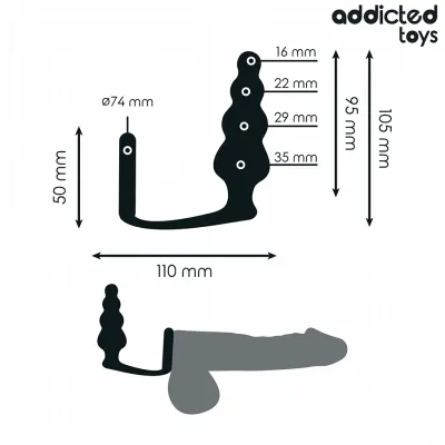 Analplug Mit Ring Modell 5 – Addicted Toys
