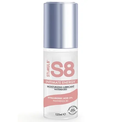 Flasche S8 Intimate Energy Gleitgel, 125 ml, wasserbasiert, mit Hyaluronsäure und Panthenol B5.