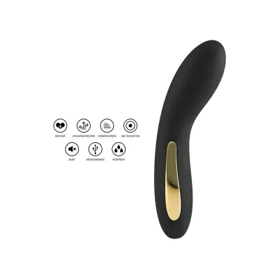 Black Vibrator with Glowing Light | Toyjoy