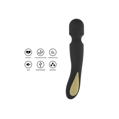 Zenith Light Massager Wand Black – Toyjoy