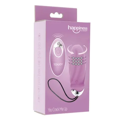 Happiness You Crack Me Up Pink Vibrator | Toyjoy