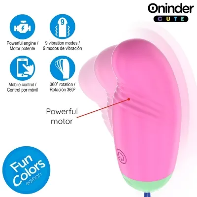 Love Pleasure Vibro-Rotierendes Ei 360° Silikon – Oninder Cute