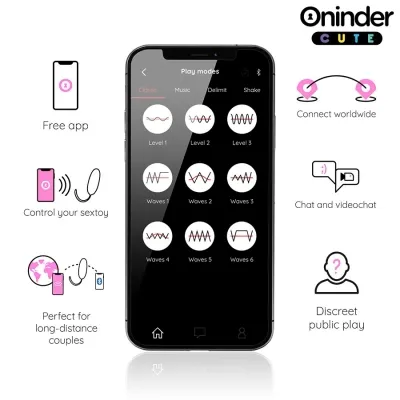 Love Pleasure Vibro-Rotierendes Ei 360° Silikon – Oninder Cute