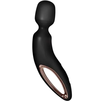 Wand Erland Vibrating Massager Black – Satisfyer