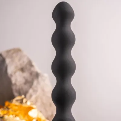 Petite Sensations Pearls Anal Plug Vibrator Black – Rocks Off