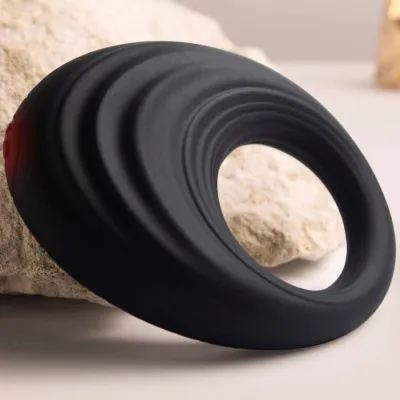 Spire Black Vibrating Penis Ring – Rocks Off
