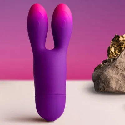 Glo-Girl Bunny Lila Flexibler Vibrator | Rocks Off