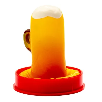 A glass of beer, a hand-painted condom – Condomerie
