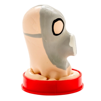 CONDOMERIE - HANDBEMALTE NEUHEIT KONDOME GASMASKE