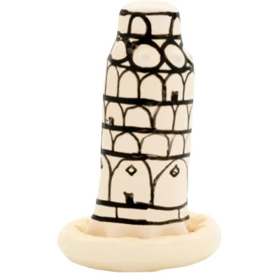 Pisa Tower Condom Hand-painted – Condomerie