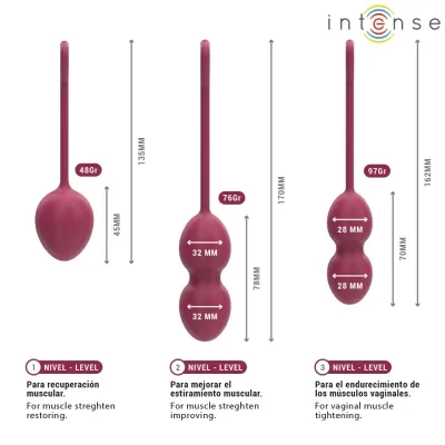 Charli Kegel Ball Kit Burgund – Intense