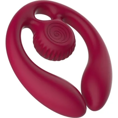 Gizi Duo PaarStimulator Fernbedienung Burgund – Snail Vibe