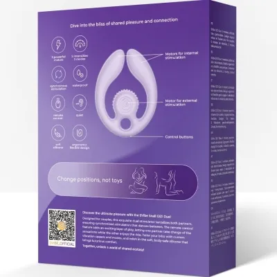 Gizi Duo Couple Stimulator Remote Control Purple – Snail Vibe