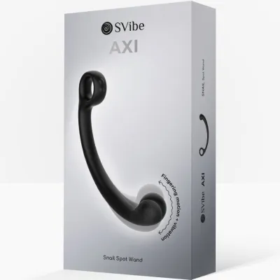Axi Vibrierender Massagestab Schwarz – Snail Vibe
