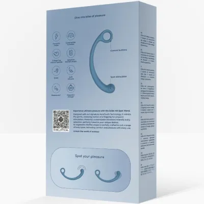 Axi Vibrierender Massagestab Blau – Snail Vibe