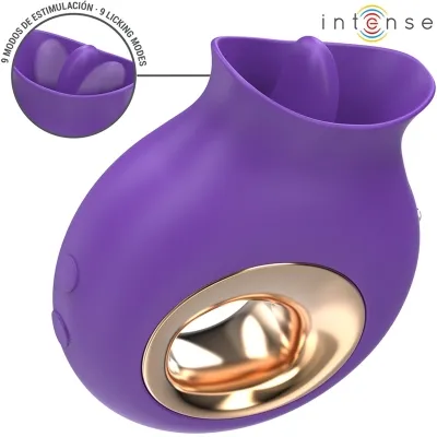 Tuli Clit Stimulator 9 Vibrations & 9 Oscillations Purple | Intense