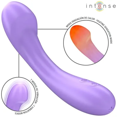Becky Vibrator 19cm Heizbar 7 Modi Lila | Intense