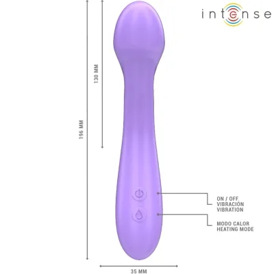 Becky Vibrator 19cm Heizbar 7 Modi Lila | Intense