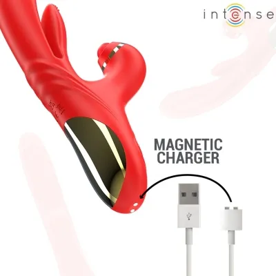 Rosalia Multifunctional Vibrator 3 in 1 Red | Intense