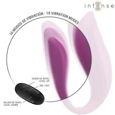 Annie U-Shaped Vibrator + Stimulator Purple – Intense
