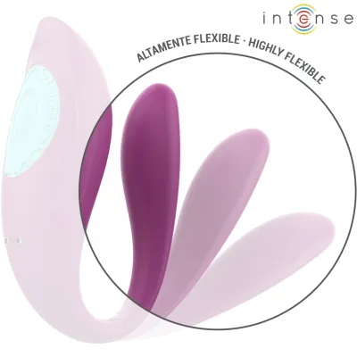 Annie U-Shaped Vibrator + Stimulator Purple – Intense