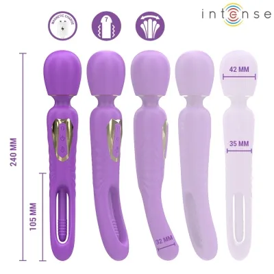 Christy Vibrating Wand with Snapping Tongue – Intense