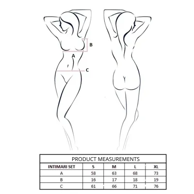 Intimari Bh + Slip Set Rosa S/M – Passion