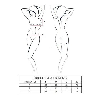 Tivolea Bra + String Set Misty Rose L/Xl – passion
