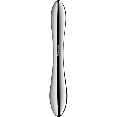 SATISFYER - PURE GRAVITY 1 DOUBLE-DECKED STAINLESS STEEL DILDO